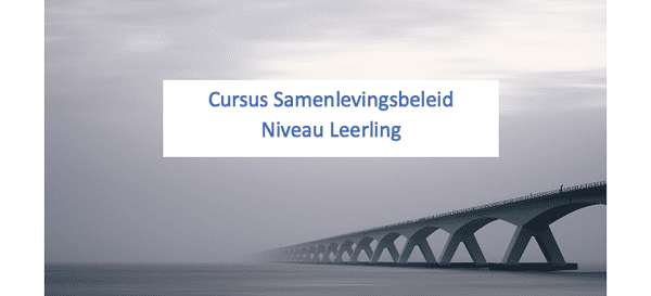 Cursus Samenlevingsbeleid Niveau Leerling